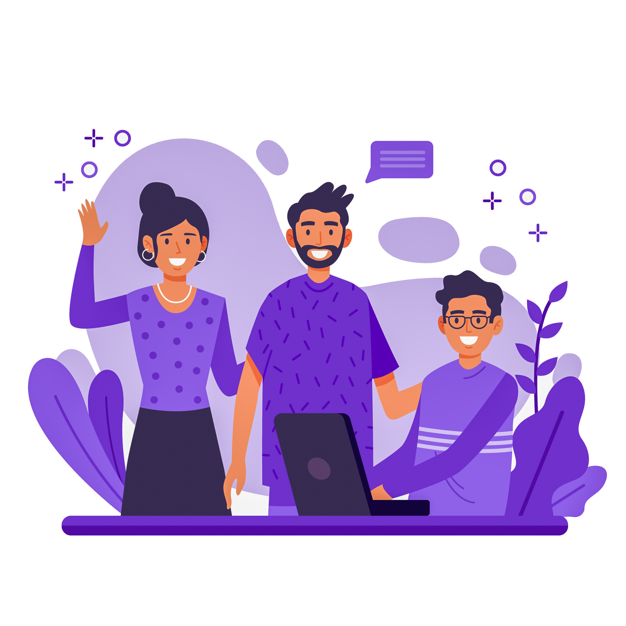 two men in a coworking space